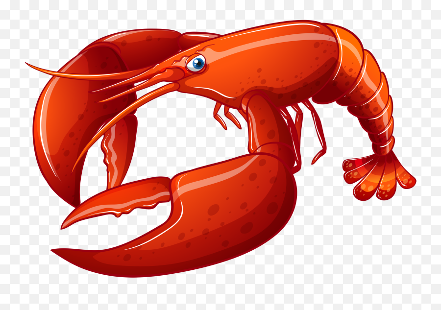 Lobster Vector Png Free - Different Types Sea Animals,Lobster Png