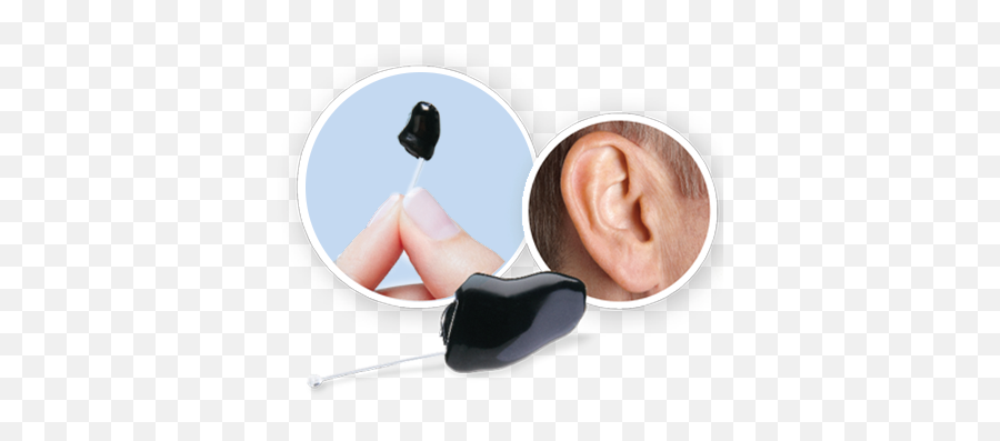 Invisible Hearing Aids - Inside The Ear Hearing Aid Png,Ear Transparent