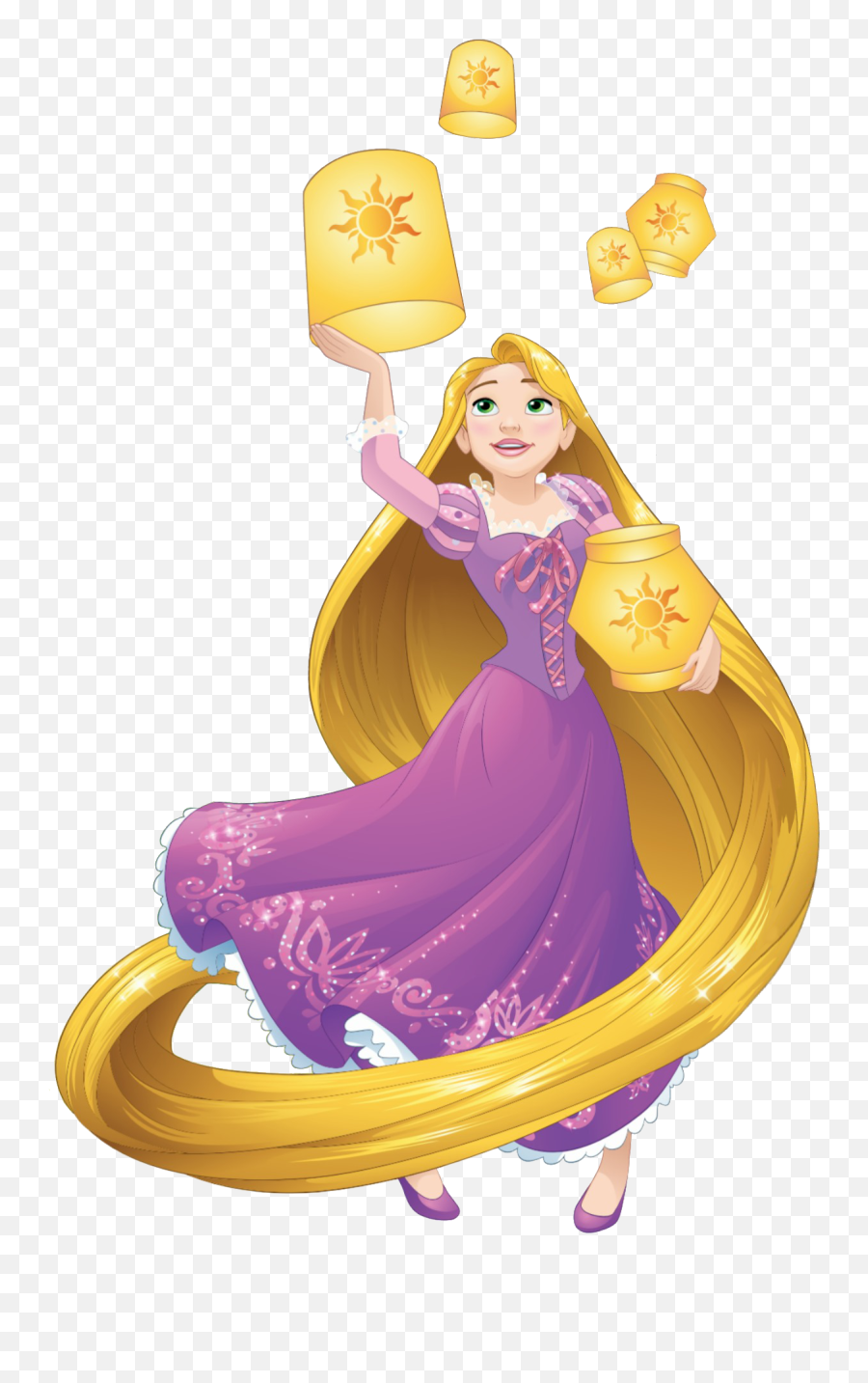 Rapunzel Clipart Transparent Background - Disney Princess Rapunzel Hd Png,Rapunzel Transparent Background