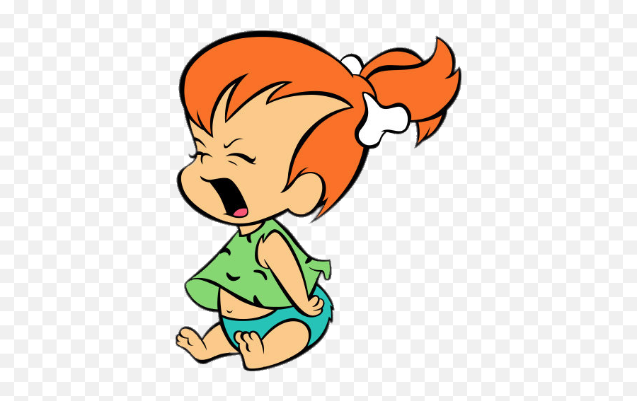 Pebbles Flintstone Crying In 2020 - Pebbles Flintstone Png,Crying Png