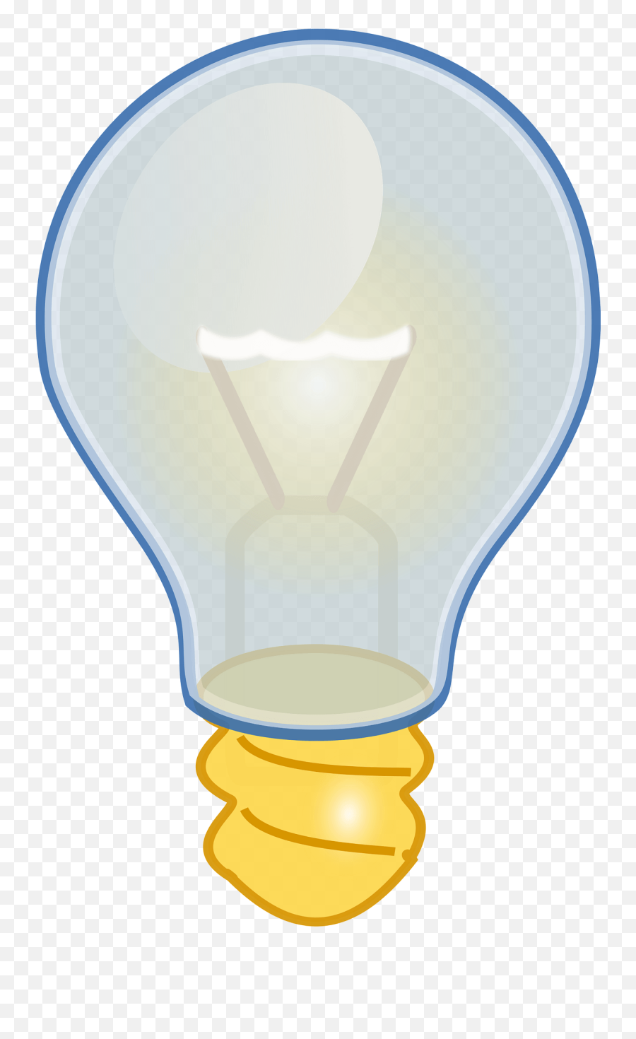 Light Bulb Clipart - Incandescent Light Bulb Png,Light Bulb Clipart Png