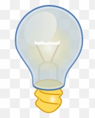 Light Bulb Clipart - Incandescent Light Bulb Png,Light Bulb Clipart Png