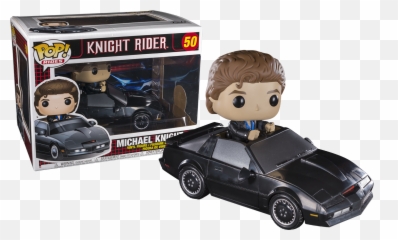 Download Knight Rider Michael - Knight Rider Michael Knight With Kitt Pop Ride Funko Png,Knight Rider Logo