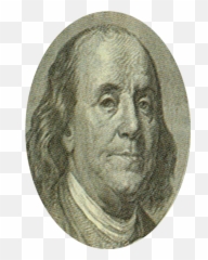 Benjamin Franklin - 100 Dollar Bill Png,Benjamin Franklin Png