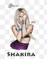 Image If Desired - Drawing Png,Shakira Png