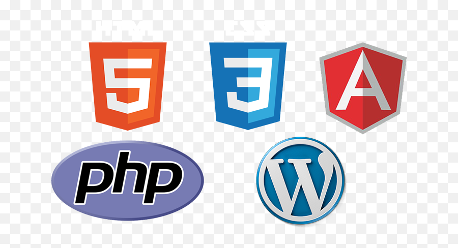 Html Css Js Transparent Png Image - Different Web Technology Logos,Css Logo Png