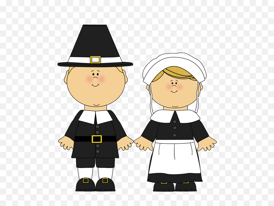 Pilgrim And Female Png Clipart - Thanksgiving Pilgrim Clipart,Pilgrim Png