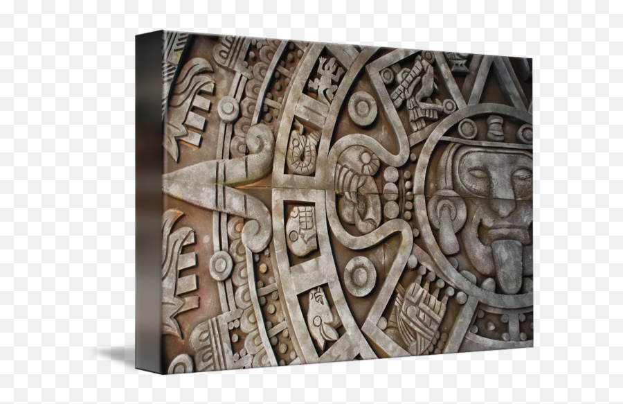 Aztec Calendar - Aztec Stone Art Png,Aztec Calendar Png