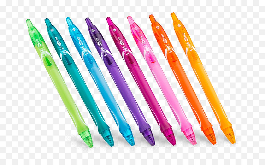 Bic - Gel Pens Transparent Background Png,Bic Pen Logo