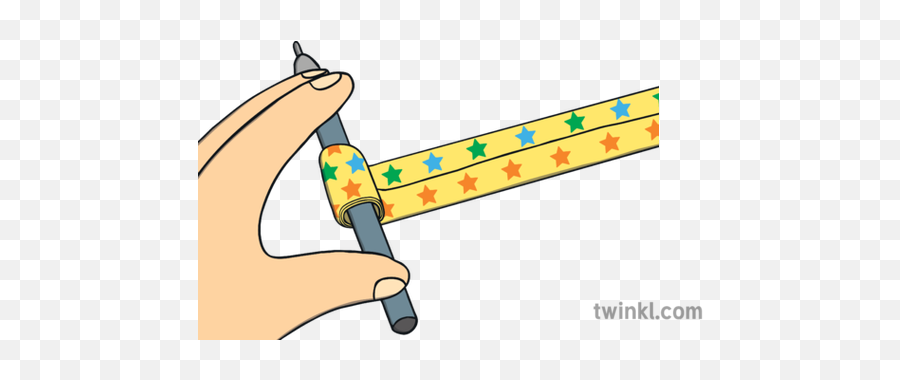 Party Blower Craft Instructions Step - Horizontal Png,Party Blower Png