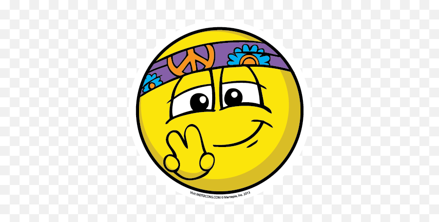 Animated Smiley Faces Emoticon Emoji - Smiley Hippie Png,Peace Emoji Png