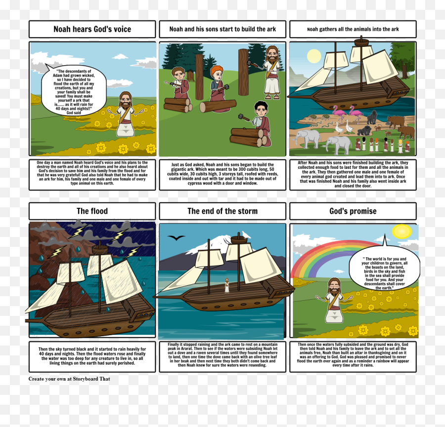 Noahu0027s Ark Storyboard Par Mdutta - Noah Finished Ark Png,Ark Png