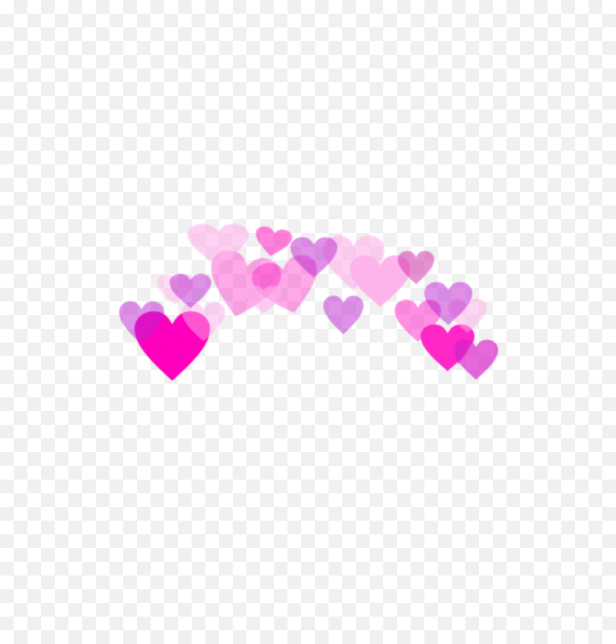 Heart Hearts Crown Crowns Kawaii Cute - Transparent Black Heart Crown Png,Cute Heart Png