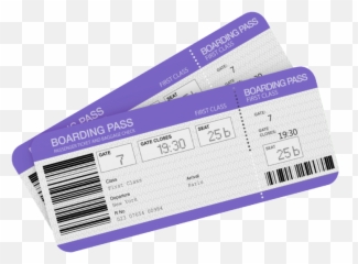 Download Concierge Business Travel - Transparent Plane Tickets Png