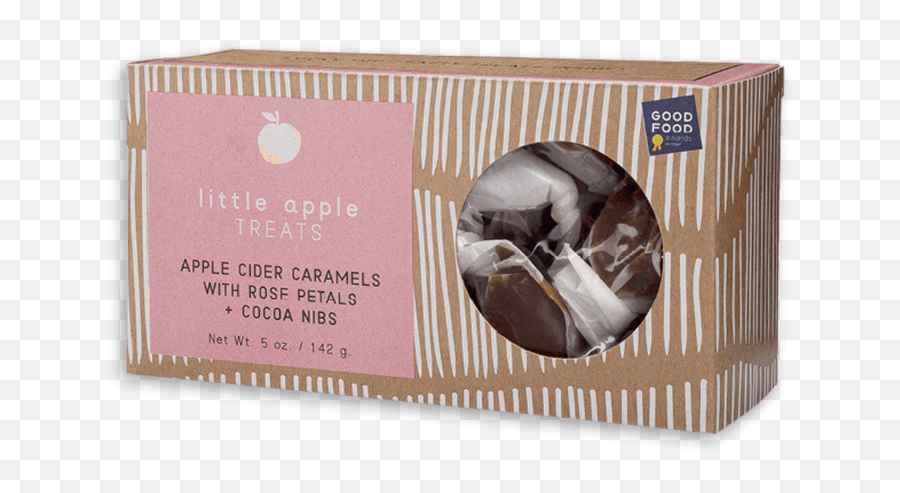 Little Apple Treats Cider Caramels With Rose Petals And Cocoa Nibs - Types Of Chocolate Png,Rose Petals Transparent