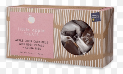 Little Apple Treats Cider Caramels With Rose Petals And Cocoa Nibs - Types Of Chocolate Png,Rose Petals Transparent