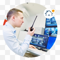 Virtual Security Guard Service For Your Home Business And More - Telecommunications Engineering Png,Security Guard Png