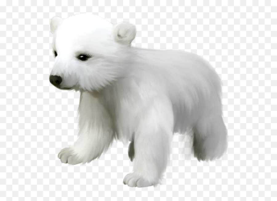 Download Cute Small Polar Bear Png - Clip Art Polar Bear Png,Polar Bear Png