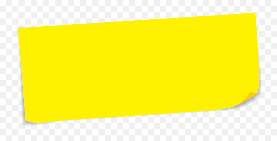 Yellow Post It Png - Imagen De Post It Largo,Post It Png