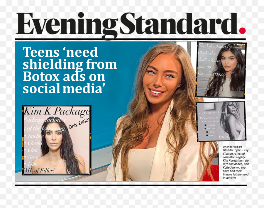 Teens U0027need Shielding From Botox Ads - Save Cosmetic Surgery Adverts Png,Kim Kardashian Png