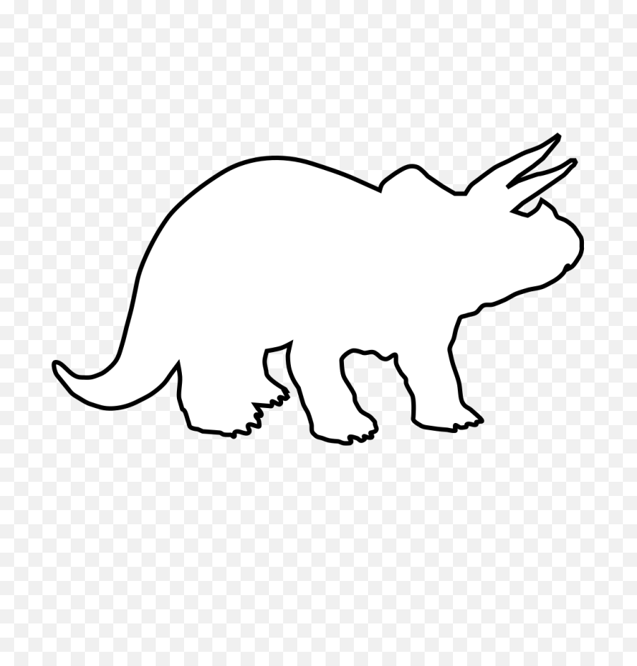 Free Dinosaur Silhouette Download - Silhouette Triceratops Clip Art Png,Dinosaur Silhouette Png
