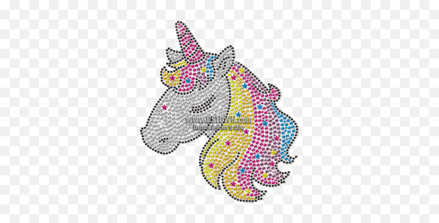 Cute Unicorn Princess Rhinestone - Unicorn Png,Pretty Unicorn Icon
