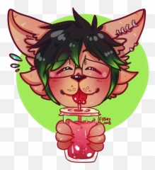 Summer Smoothie Icon Ych - Zoofie Strawberry Fictional Character png
