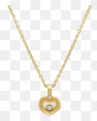 Chopard Happy Diamonds Icons Yellow Gold Pendant 79a054 - 0001 Heart png