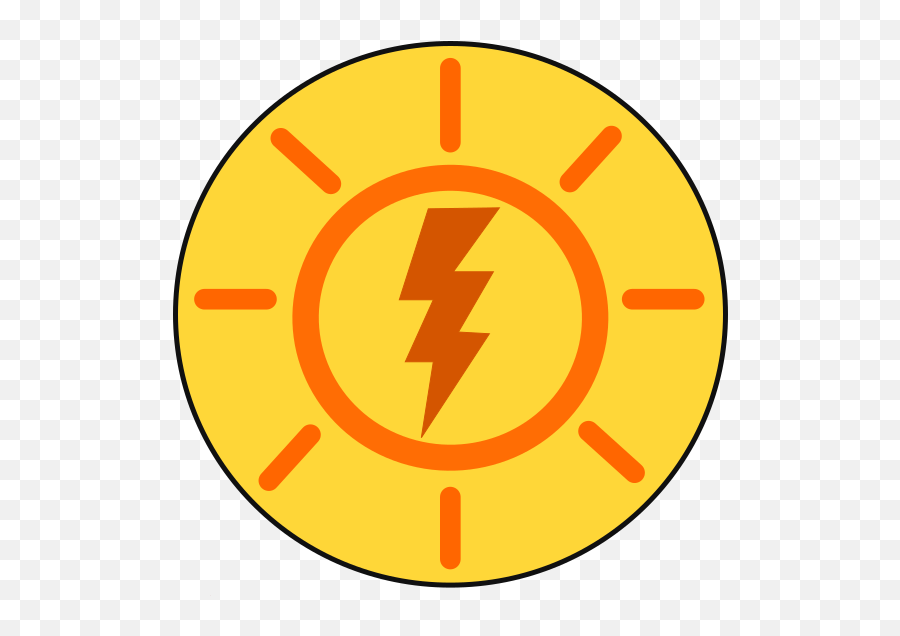 Solar Cbi - Led Cartoon Png,Electricity Bolt Icon