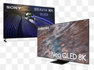 Televisions - Smart Curved HDTV Flat Screen LED 4K 8k Tv png