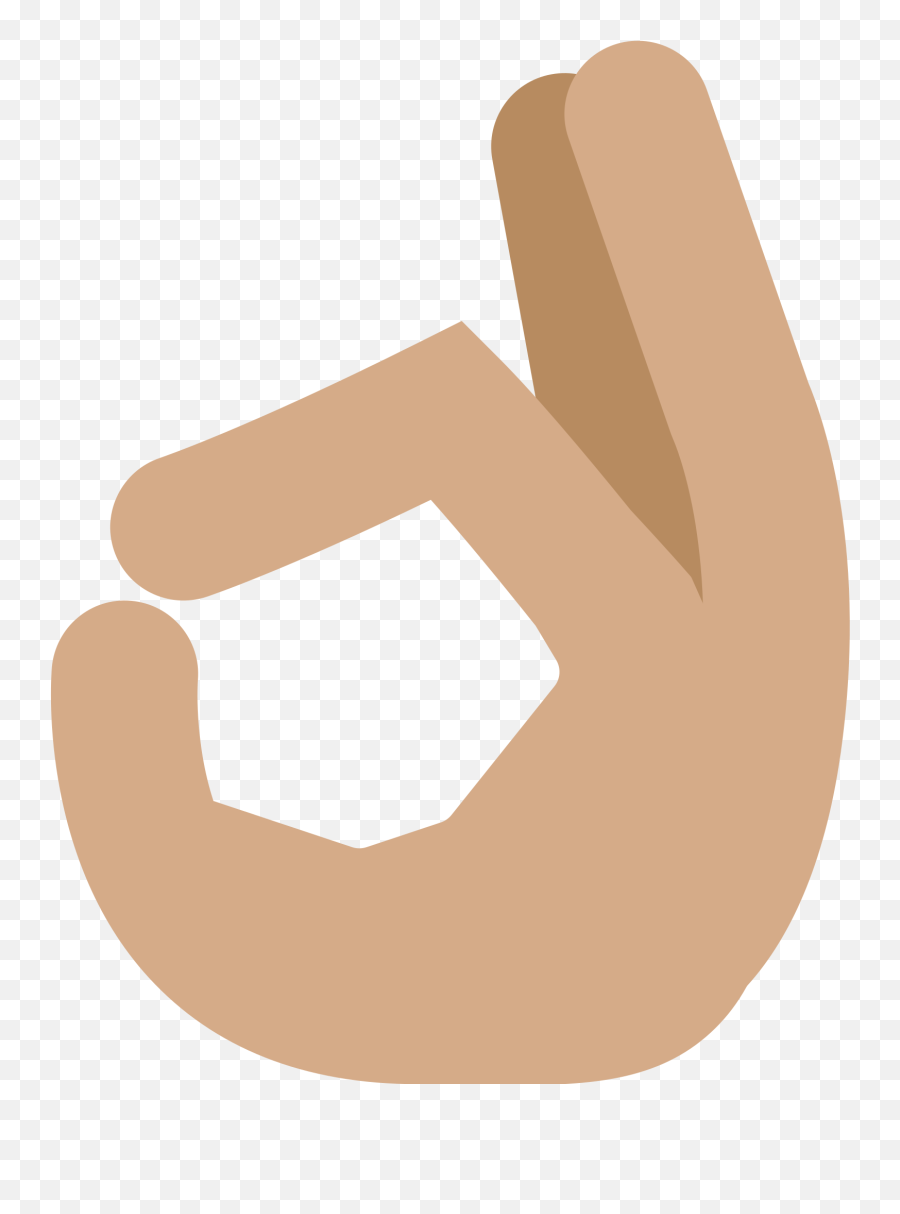 Ok Hand Emoji Twitter Png Image - Okay Hand Emoji Transparent,Ok Hand Sign Png