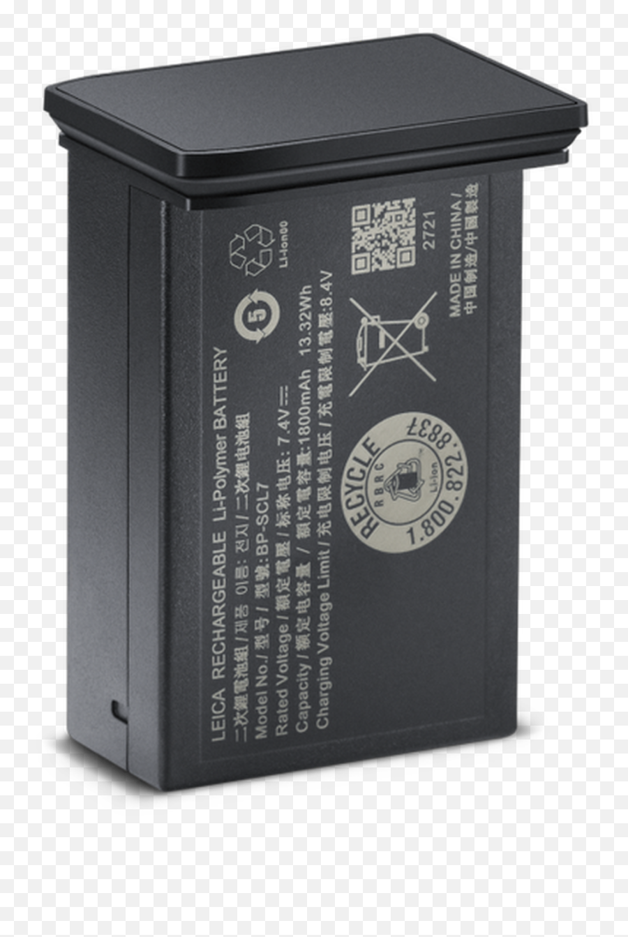 Bp - Scl7 Lithiumion Battery Black Leica M11 Battery Png,Lithium Icon