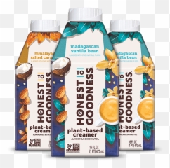 Plant Based Creamer Global Variety Pack Honest To Goodness - Coffee Madagascan Vanilla Bean png