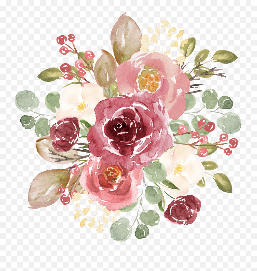 Hand Painted Classical Aesthetic Peony Flower Png - Transparent Background Aesthetic Png Flower,Transparent Aesthetic
