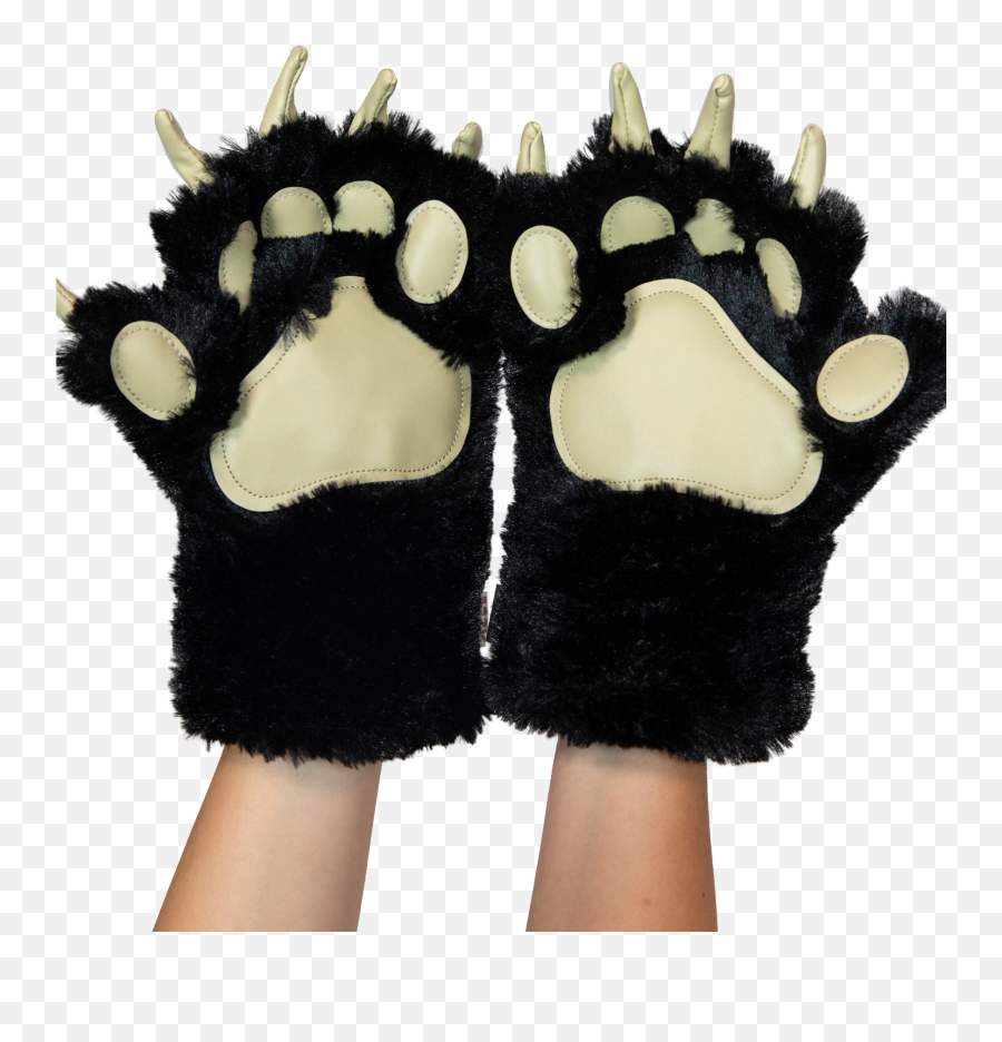 Black Bear Kid And Adult Paw Mitt Png Claw Icon