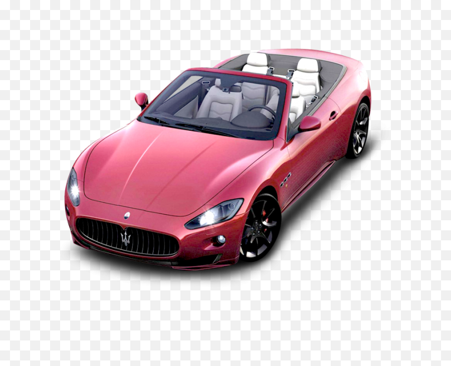 Pink Car Png Picture - Red Maserati Sports Car,Pink Car Png