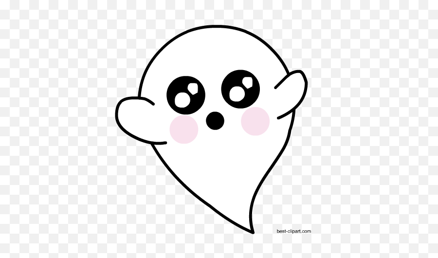 Download Super Cute Ghost Clip Art Free - Animated Cute Ghost Png,Ghost Transparent Background