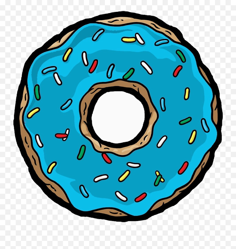 Donut Beautiful Coffee And Donuts Transparent Png - Pngwide Blue Donut Png,Donuts Transparent