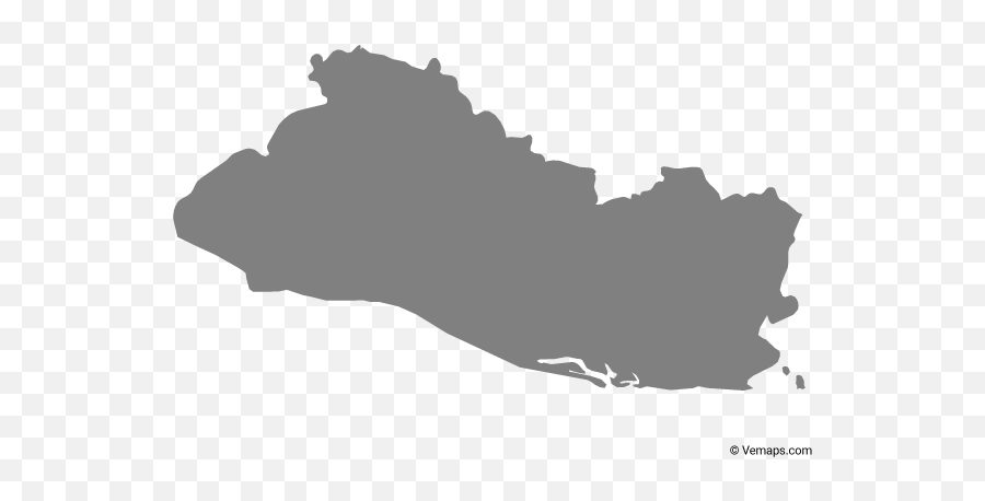Vector Maps Of El Salvador - Losari Beach Platform Png,El Salvador Flag Png