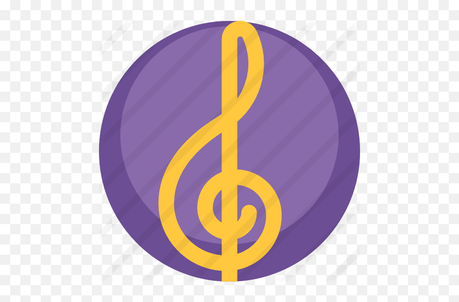 Treble Clef - Free Music Icons Circle Png,Treble Clef Png