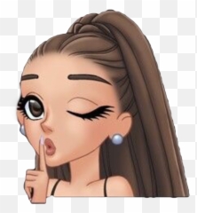 Ariana Grande Png Tumblr - Mini Yo Ariana Grande Wallpaper Ariana Grande Drawing Cartoon,Dolls Png