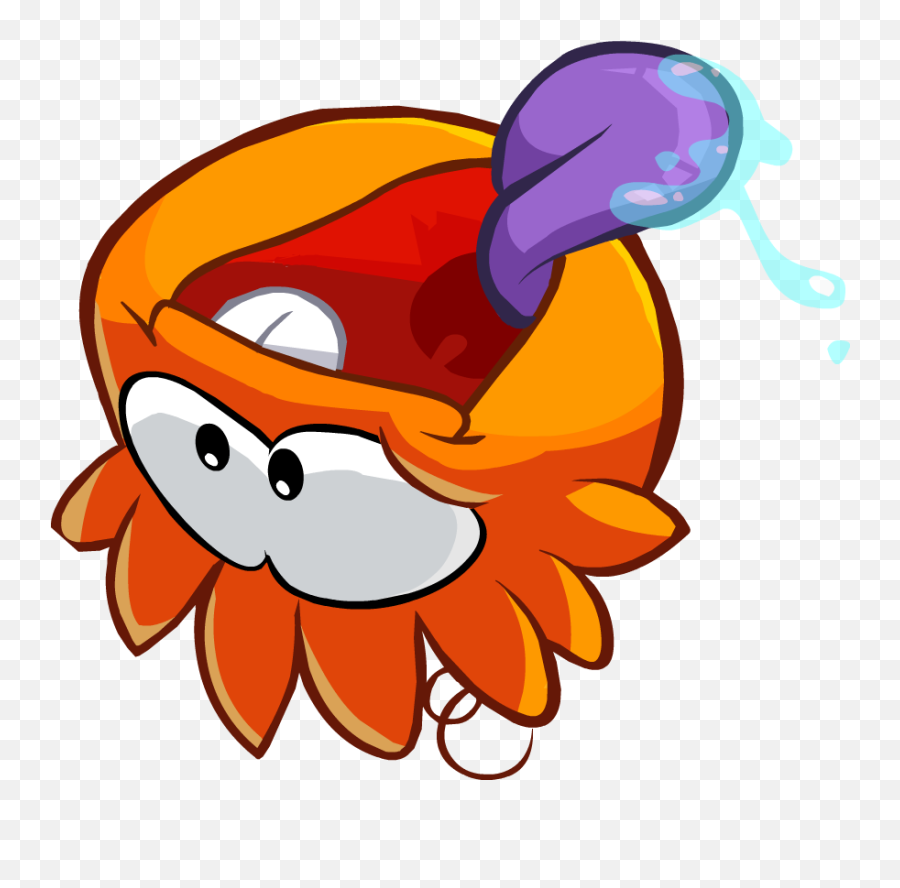 Club Penguin Orange Puffle Drawing Free Image - Orange Club Penguin Puffles Png,Club Penguin Png