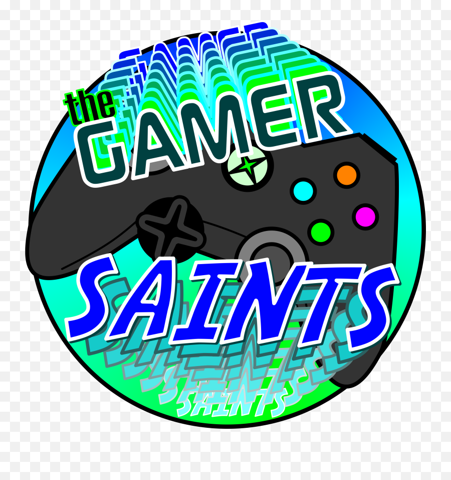 Gamer Saints Logo Bg Kris Bunda Design - Clip Art Png,Gamer Logos