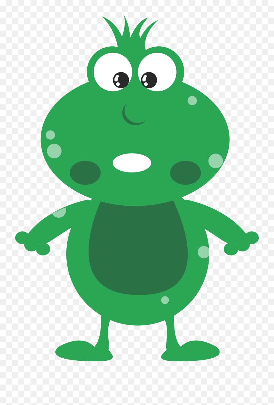 Plantleaftoad Png Clipart - Royalty Free Svg Png Kartun Binatang Warna Hijau,Toad Png