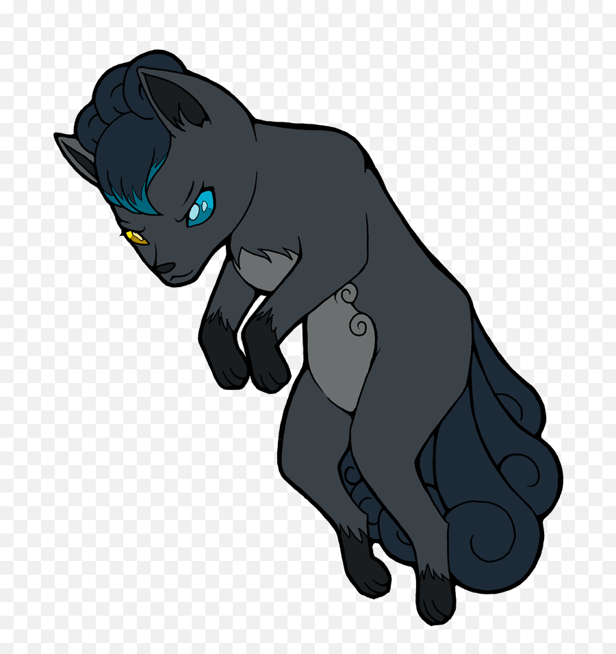 Black Vulpix By Raikanasakaro - Fur Affinity Dot Net Black Vulpix Png,Vulpix Png