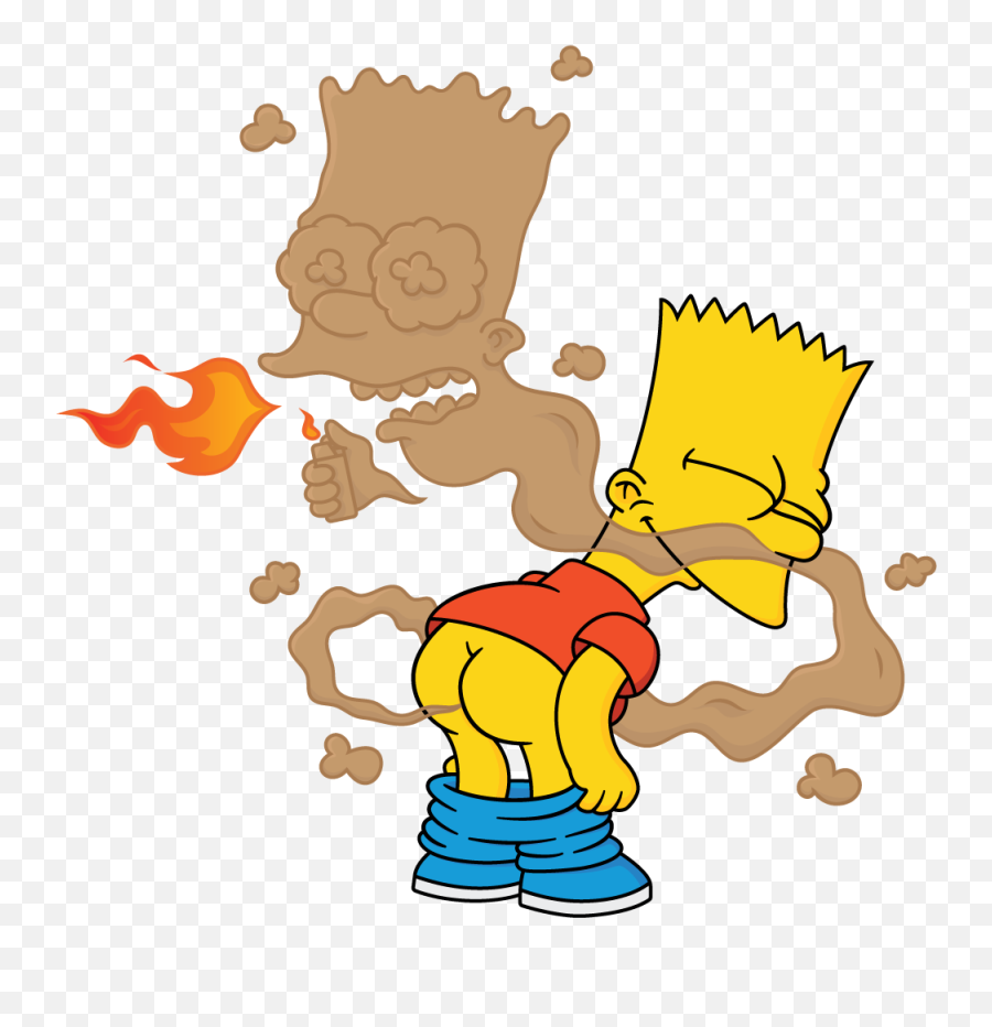 Illustrations - Bart Simpson Fart Png,Pillsbury Doughboy Png