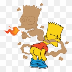 Illustrations - Bart Simpson Fart Png,Pillsbury Doughboy Png