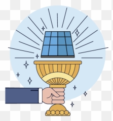 Commercial Solar U2013 The Holy Grail - Renovus Cartoon png