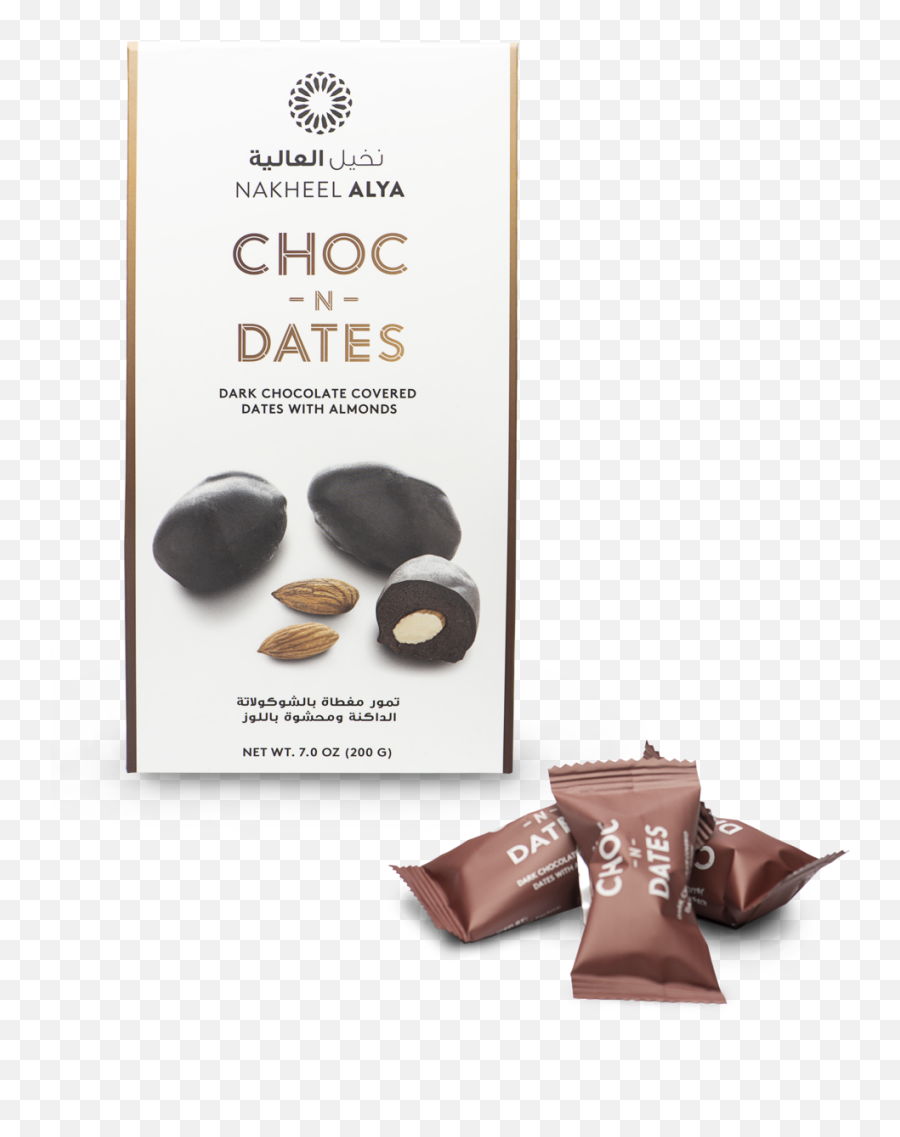 Choc - Ndates U2014 Nakheel Alya Coklat Almond Dan Kurma 200gr 100gr Nakheel Alya Png,Dates Png