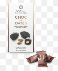 Choc - Ndates U2014 Nakheel Alya Coklat Almond Dan Kurma 200gr 100gr Nakheel Alya Png,Dates Png